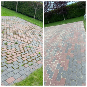 tänavakivide puhastamine