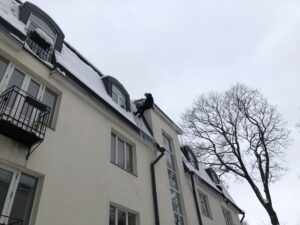 jääpurikate eemaldamine